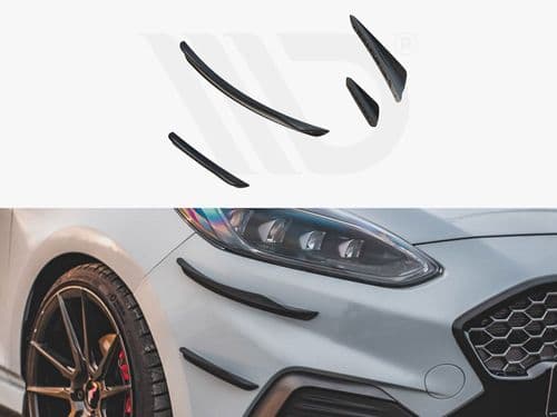 MAXTON FRONT BUMPER WINGS (CANARDS) V.3 FORD FIESTA MK8 ST / ST-LINE (2017-)