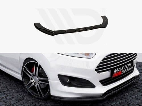 MAXTON FRONT SPLITTER V.1 FIESTA MK7 ST-LINE FACELIFT 2013-2017