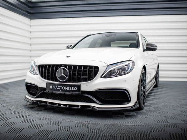 MAXTON Front Splitter V.2 Mercedes-AMG C63 Sedan / Estate W205 / S205
