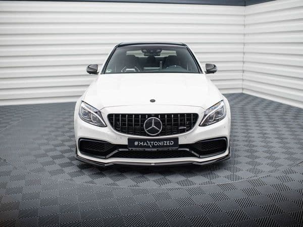 MAXTON Front Splitter V.3 Mercedes-AMG C63 Sedan / Estate W205 / S205