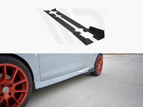 MAXTON RACING SIDE SKIRTS SPLITTERS FORD FIESTA MK7 ST FACELIFT (2013-2017)