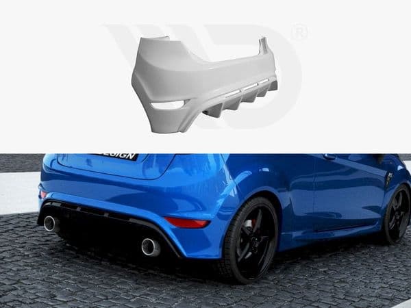 MAXTON REAR BUMPER FORD FIESTA MK 7 PRE-FACELIFT & FACELIFT (FOCUS RS LOOK)