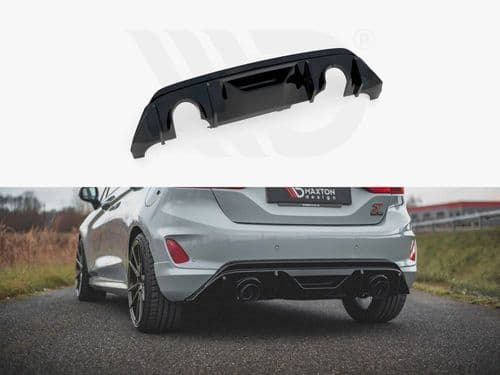 MAXTON REAR DIFFUSER + MILLTEK RS UPGRADE KIT - FORD FIESTA MK8 ST & MK8.5 ST (2018-2022)