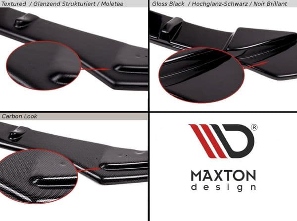 Maxton Designs Rear Side Splitters for Fiat 500 Abarth MK1 Facelift (2016-Up)