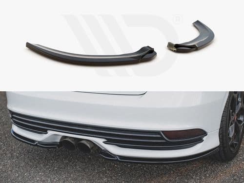 MAXTON REAR SIDE SPLITTERS V2 FORD FOCUS ST MK3 FACELIFT (2015-2018)