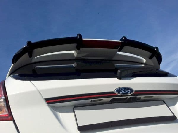 MAXTON ROOF SPOILER EXTENSION FORD FIESTA MK7 ST / ZETEC S FACELIFT PRIMER PAINTED
