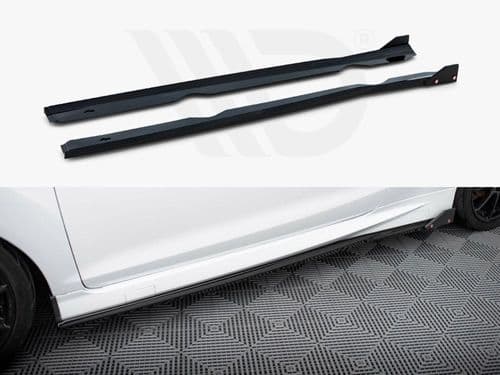 MAXTON SIDE SKIRTS DIFFUSERS V.4 + FLAPS FORD FIESTA ST / ST-LINE MK7