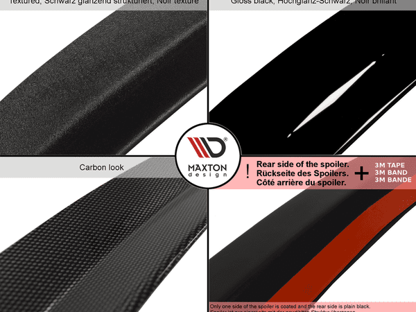 MAXTON SPOILER EXTENSION FIAT 500 MK1 ABARTH (2008-2012)