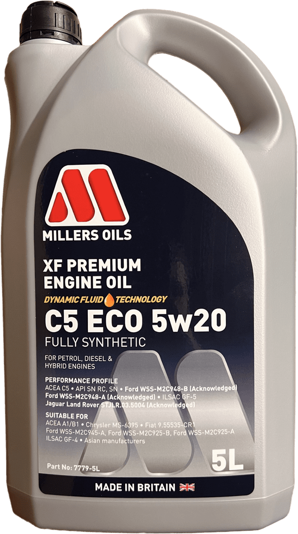 Millers Oils 5w-20 (Recommended)