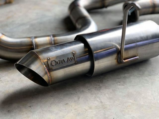 OUTLAW - WRC Style Catback Exhaust Resonated