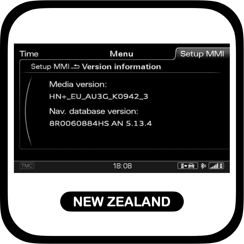 Audi MMI 3G / HN / HN R / New Zealand / 5 13 4 / 2024 Maps Update Pack
