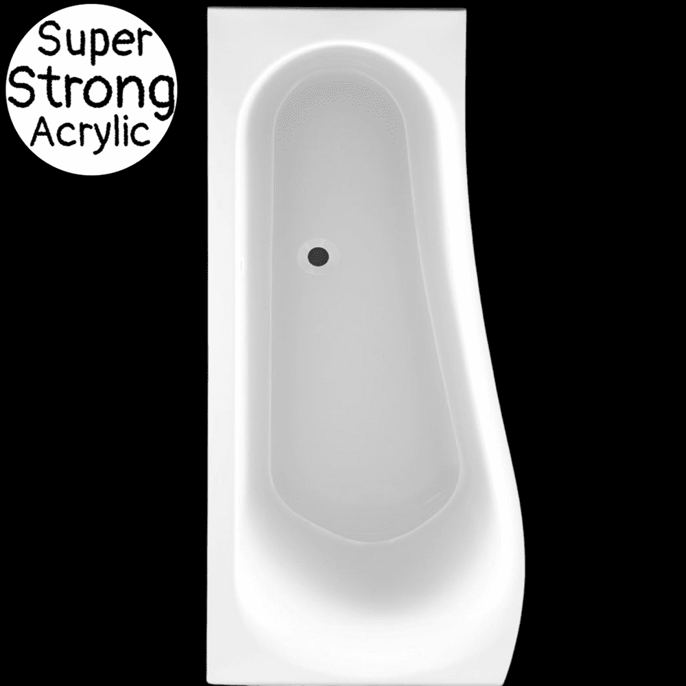 Melrose Right Hand Space Saver Bath with Front Panel