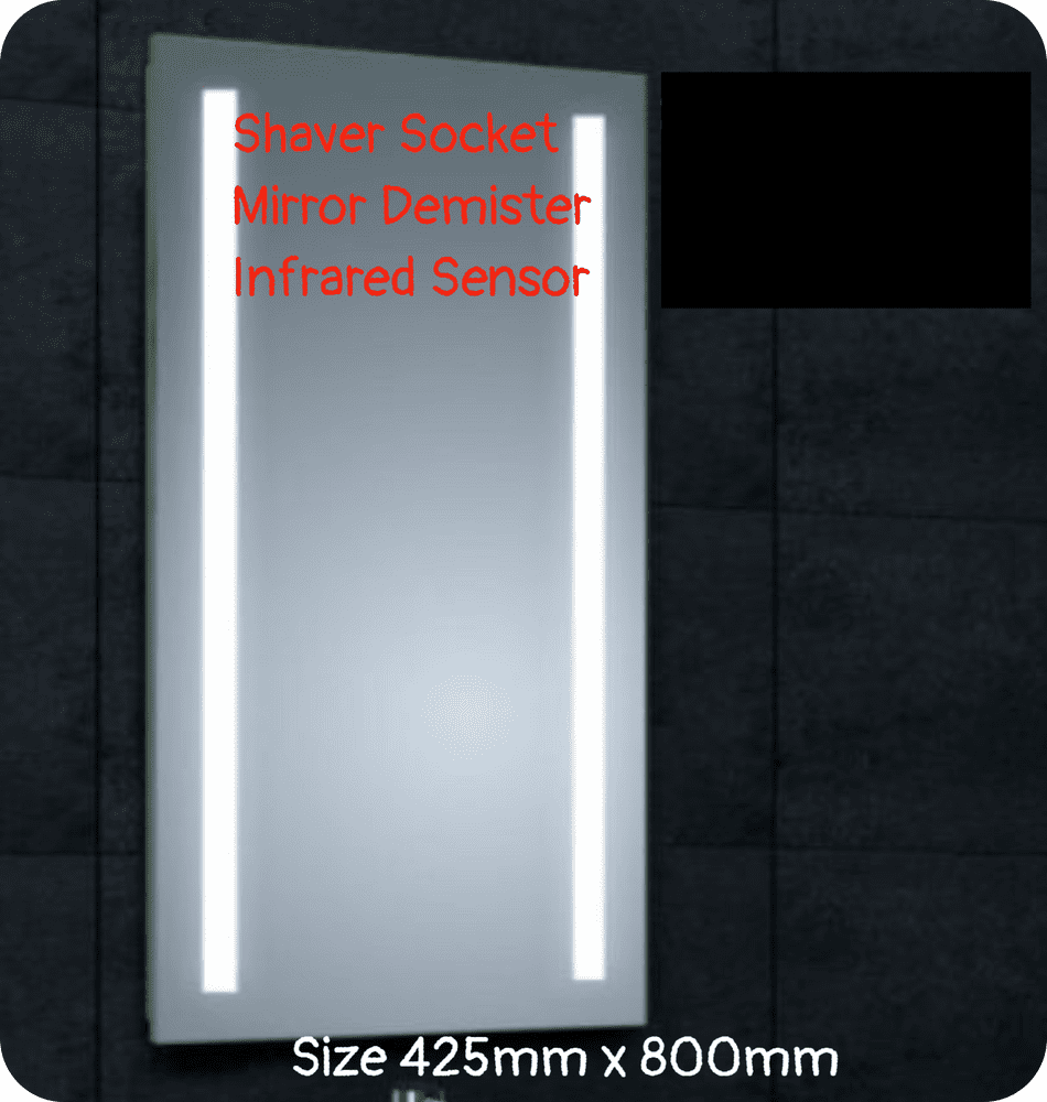 Titan /Taint 800mm Low Energy IP44 LED Mirror