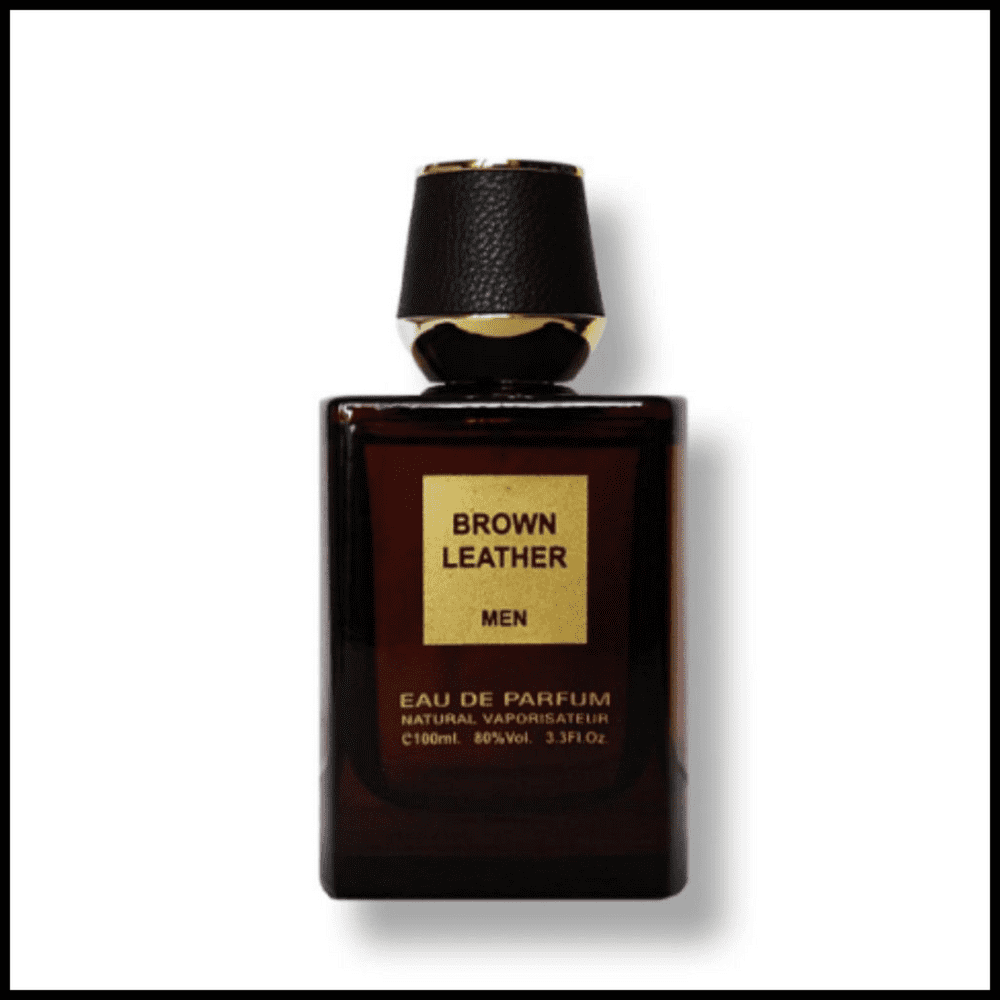 Brown Leather by Fragrance World EDP with deo 100ml For Men