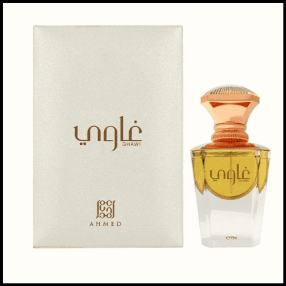 Ghawi perfume oil 15ml unisex strong oud by Ahmed al maghribi
