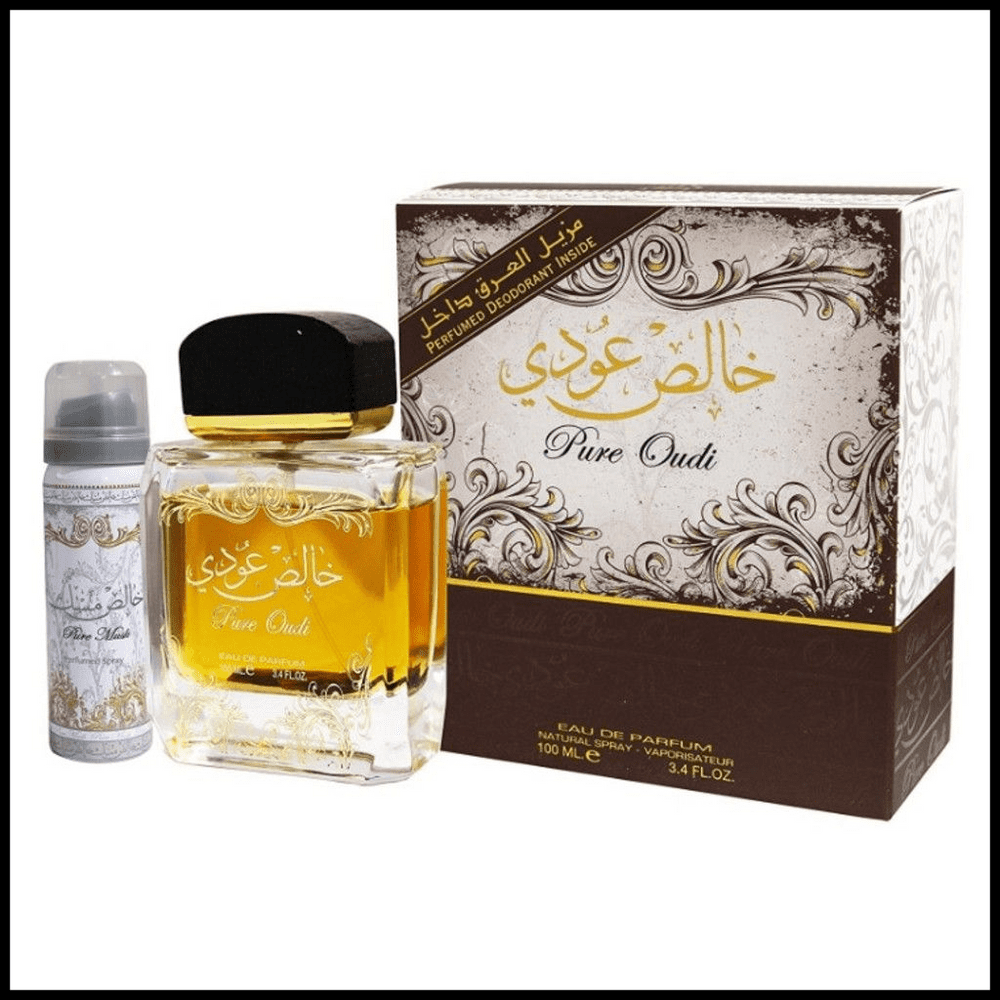 Khalis pure oudi with deo 100ml edp Spray By Lattafa