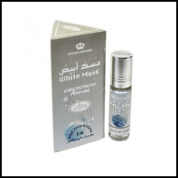White Musk Concentrated Perfume Oil roll on/ attar 6ml by Al Rehab