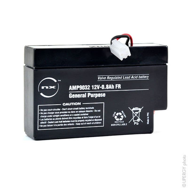 12V 0.8Ah Battery, Astroslide, Stanley Duraglide, Kone Unidrive