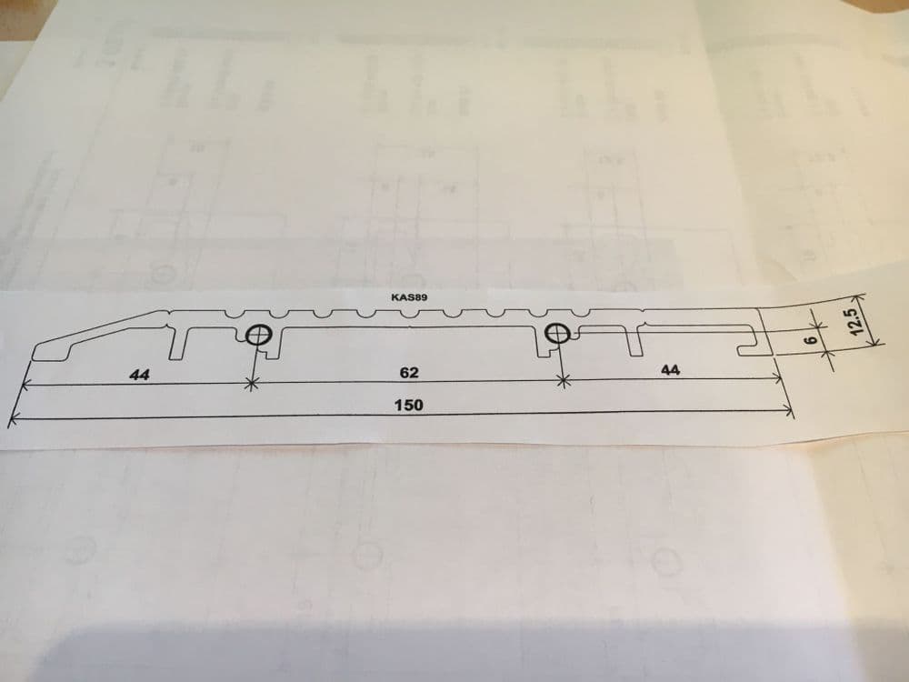 13mm x 150mm - ramp to square back