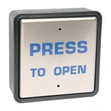 4.5" Square Push Pad Without Disabled Logo (with Larco transmitter)