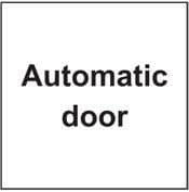 Automatic Door Sign