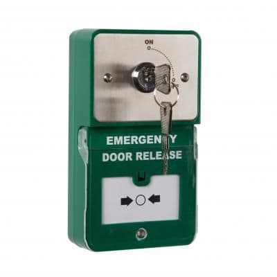 Dual unit break glass and override switch