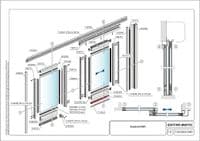 Floor guide track / Plastic rail