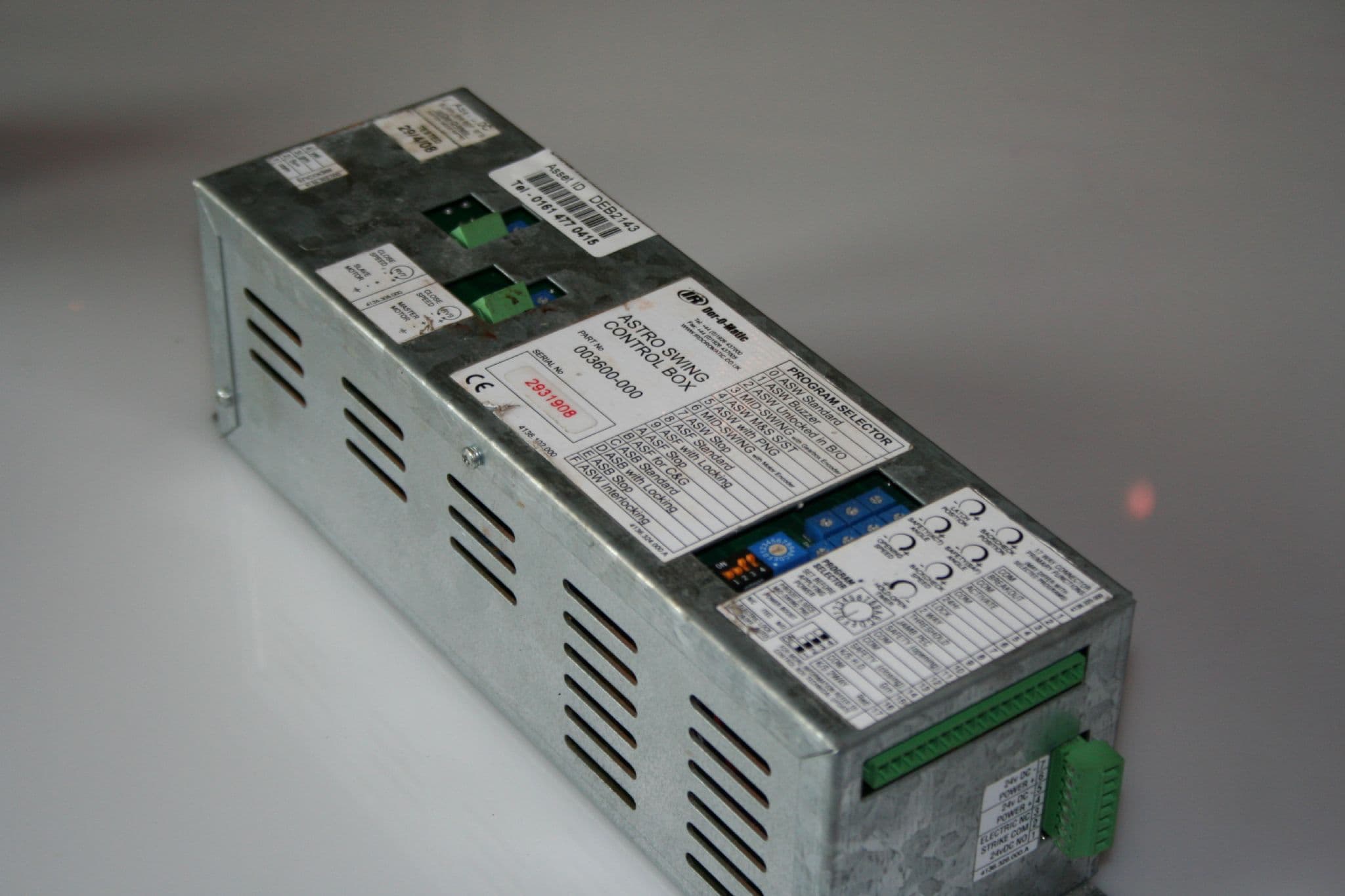 Ingersoll Rand Low Voltage control unit reconditioned 003600-000