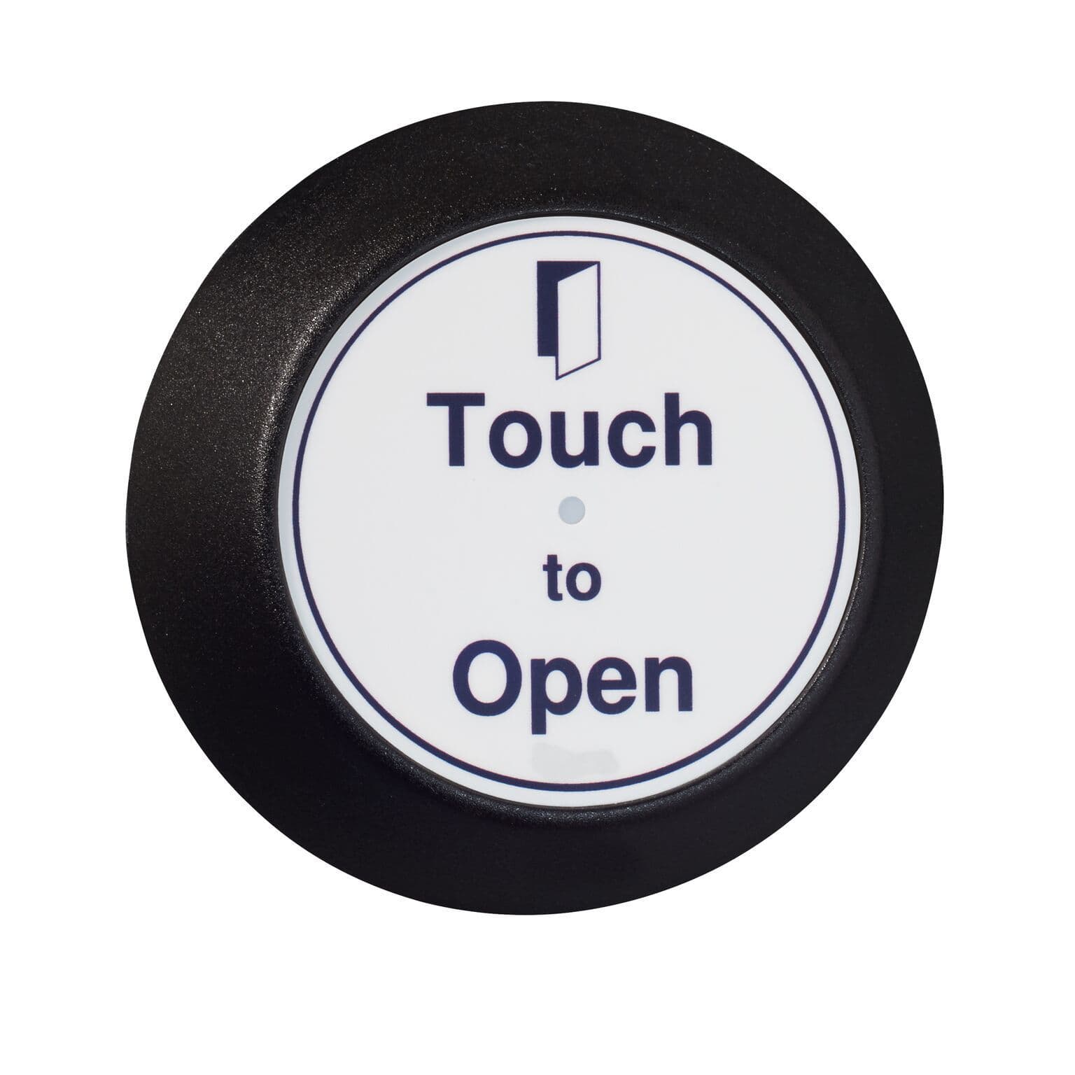 Round touch to open push pad without logo acrylic