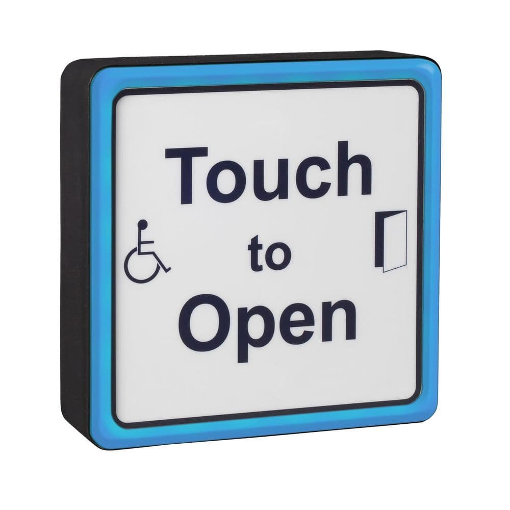 SQUARE ILLUMINATED 'TOUCH TO OPEN'
