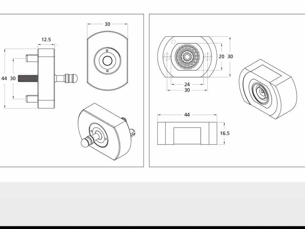 Universal Slide Door Lock