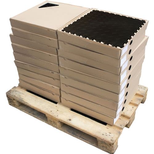 Black Recycled Diamond Plate MotoLock Discount 400 Tile Pack