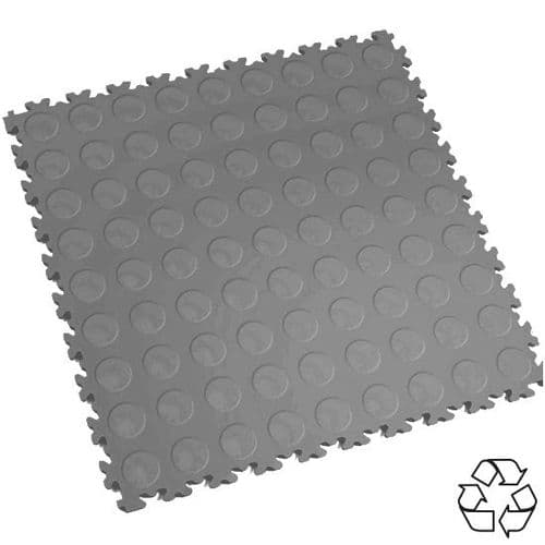 Mid Grey Recycled Cointop - Motolock Interlocking Tile