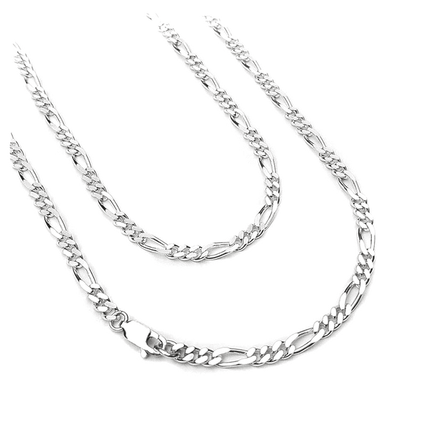 3.5 mm Sterling Silver Figaro Chain