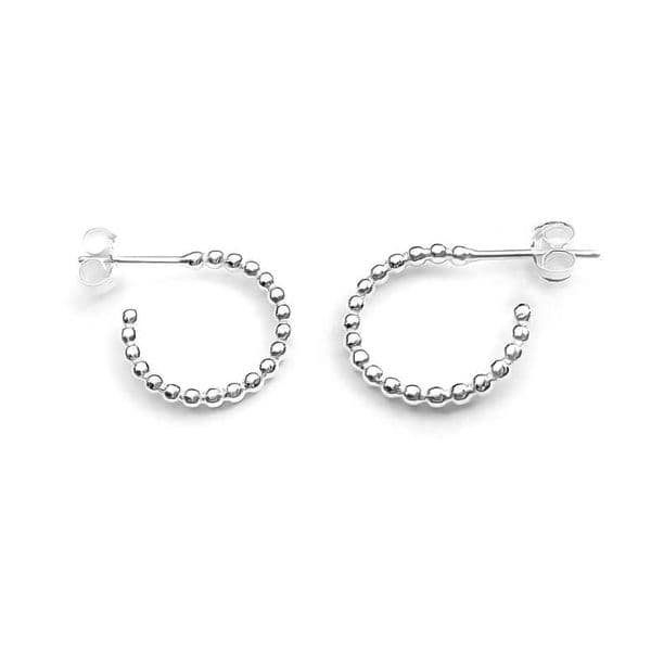 Bead Hoop Earrings