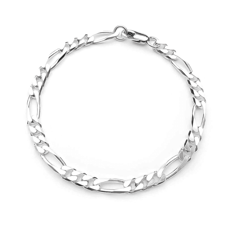 Figaro chain and bracelet set Clearance
