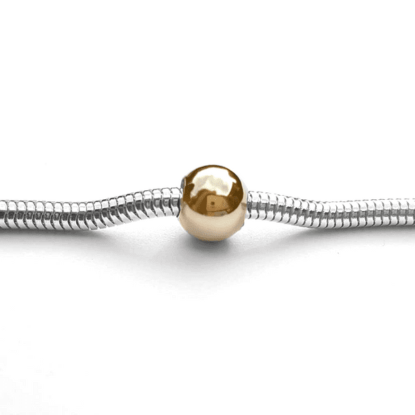 Gold Plated Round Bead Stopper