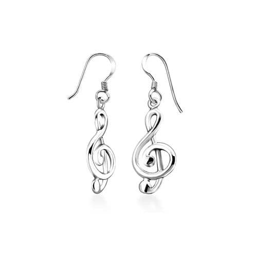 Musical Key Earrings