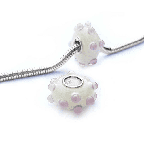 Pearled Glass Bead Charm