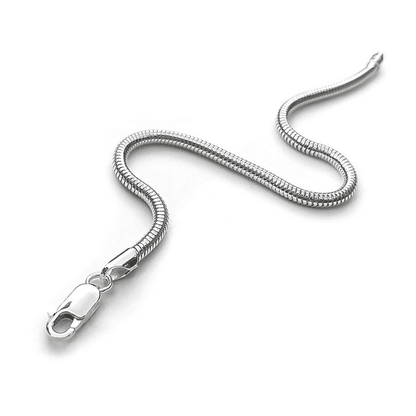 Silver Round Snake Bracelet