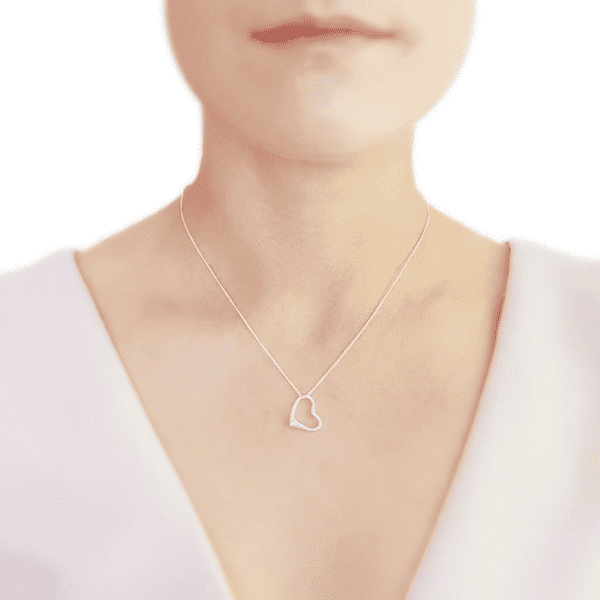 Sterling Silver Amore Heart Pendant