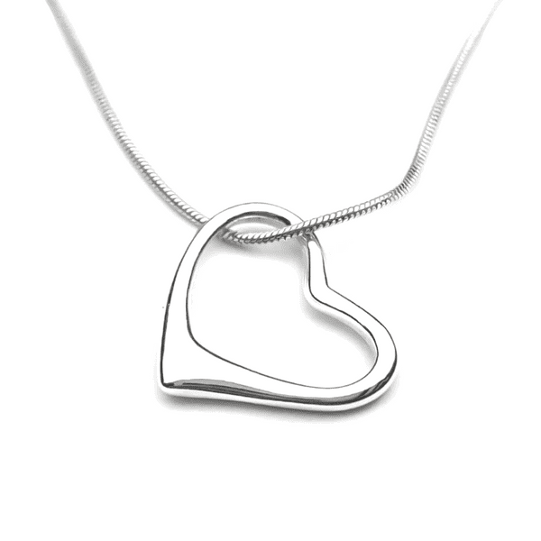 Sterling Silver Amore Heart Pendant