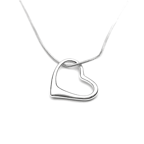Sterling Silver Amore Heart Pendant