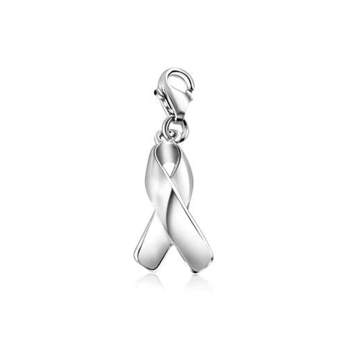 Sterling Silver Awareness Ribbon Charm