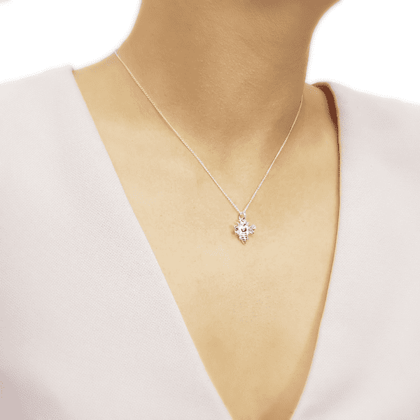 Sterling Silver Bee Pendant