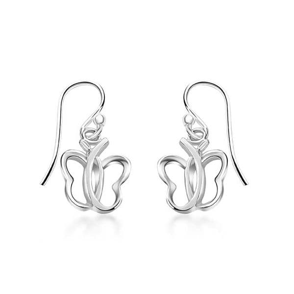 Sterling Silver Butterfly Earrings