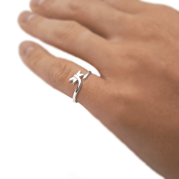 Sterling Silver  Butterfly Ring