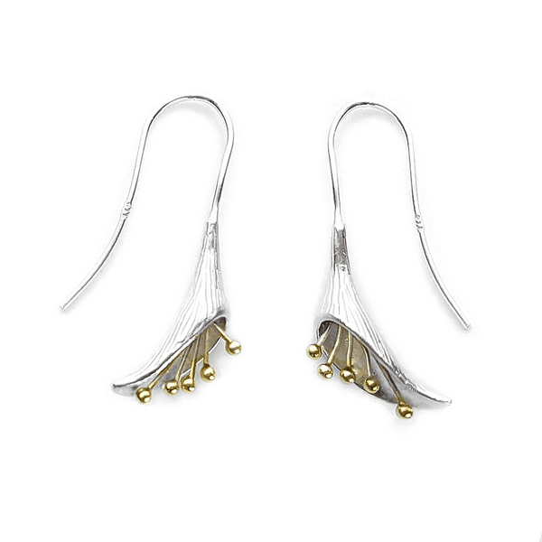Sterling Silver Calla-Lily Earrings