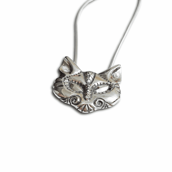 Sterling Silver Cat pendant