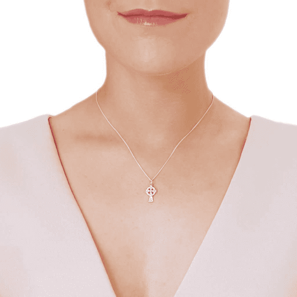Sterling  Silver Celtic Cross Pendant